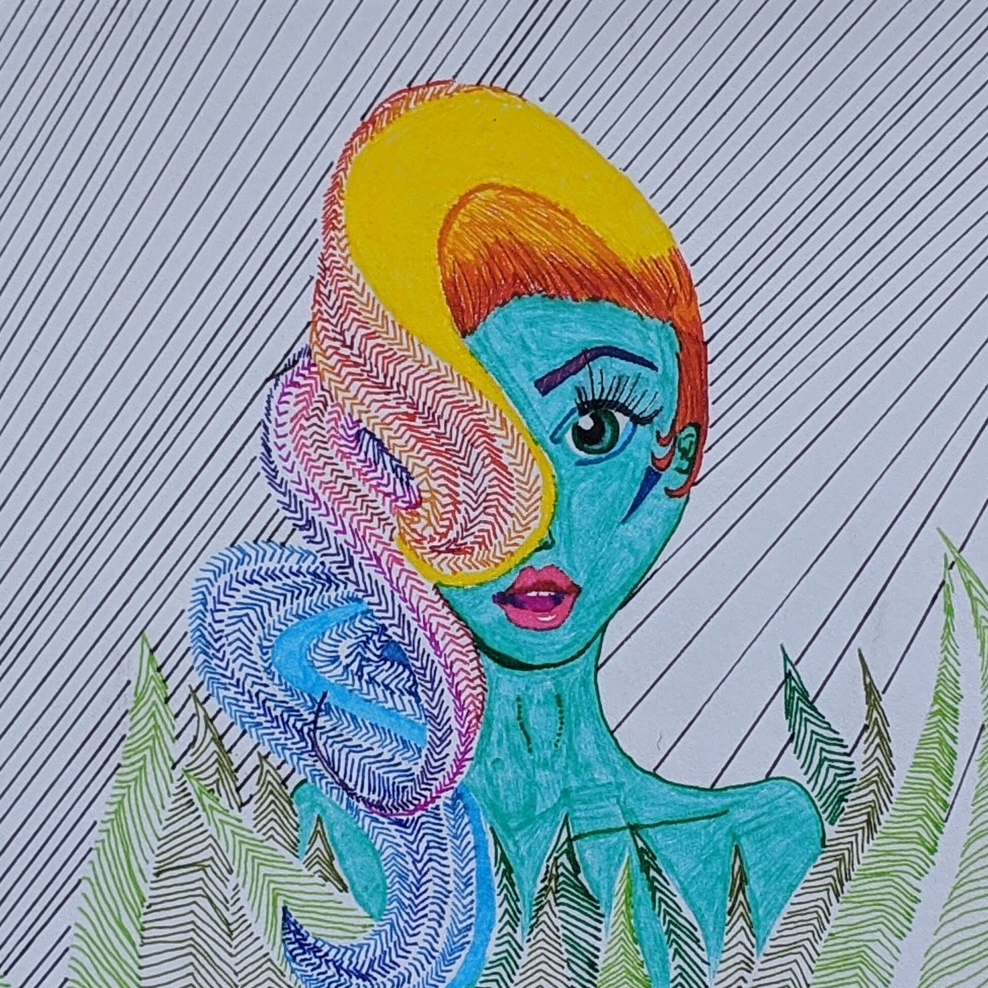 Alas, the words from her flow.